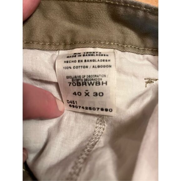 Wrangler Jeans Co Men's Cargo Pants Khaki 40x30 Flat Front Straight Leg (1766) - Picture 5 of 5